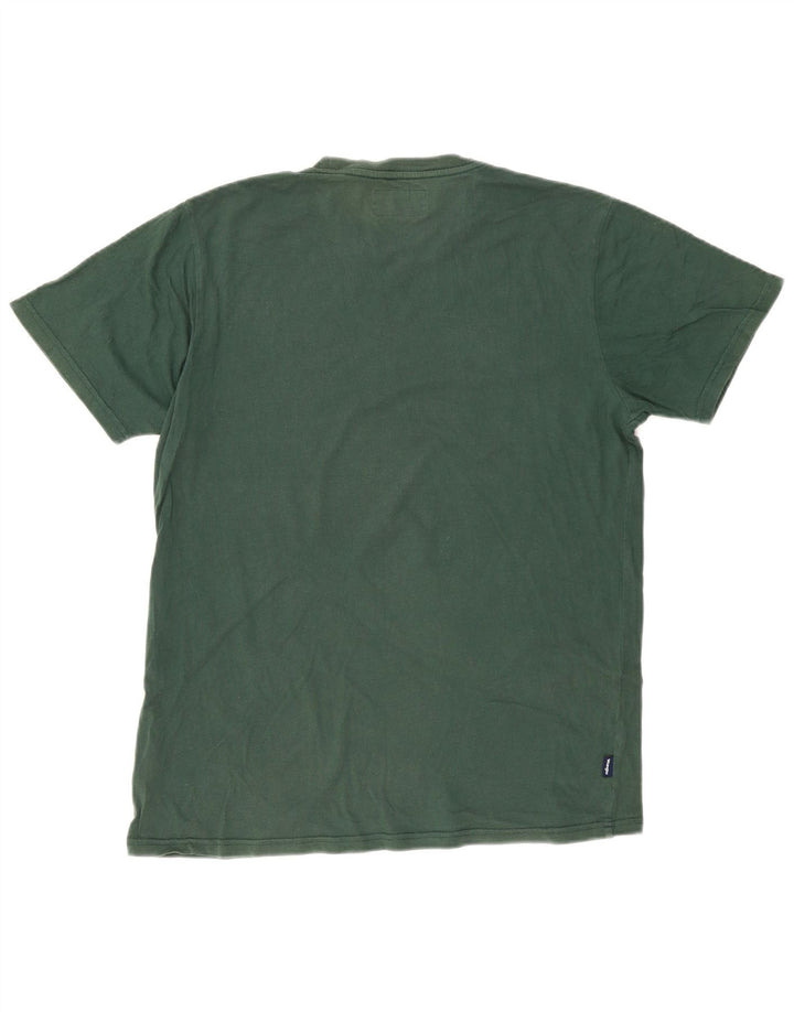T-shirt męski Wrangler, bawełniany, średni zielony