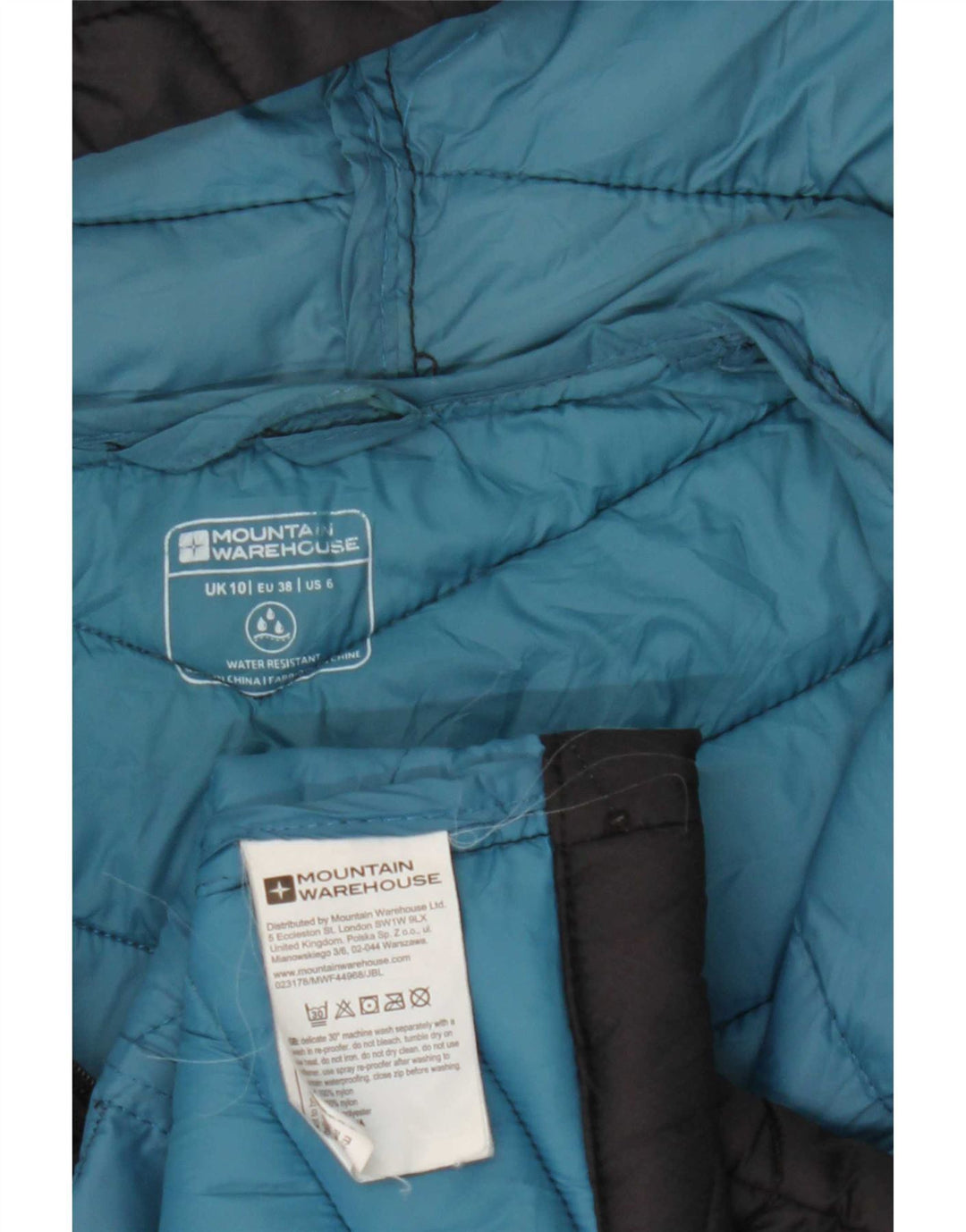 Damska ocieplana kurtka z krótkim rękawem Mountain Warehouse UK 10, mała czarna