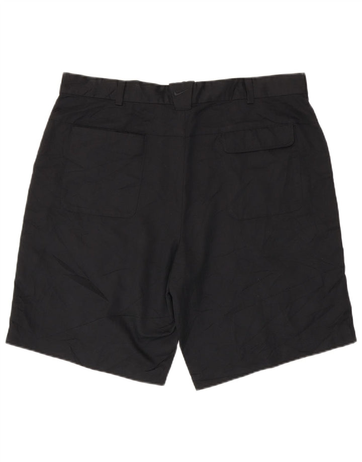 Męskie spodenki chino Nike Dri Fit W36, duże, czarne, poliestrowe