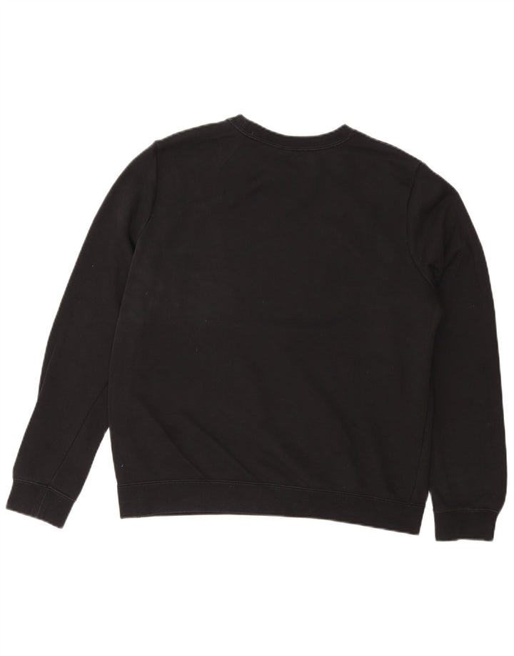 Damska bluza z grafiką NIKE, UK 14, średnia czarna bawełna