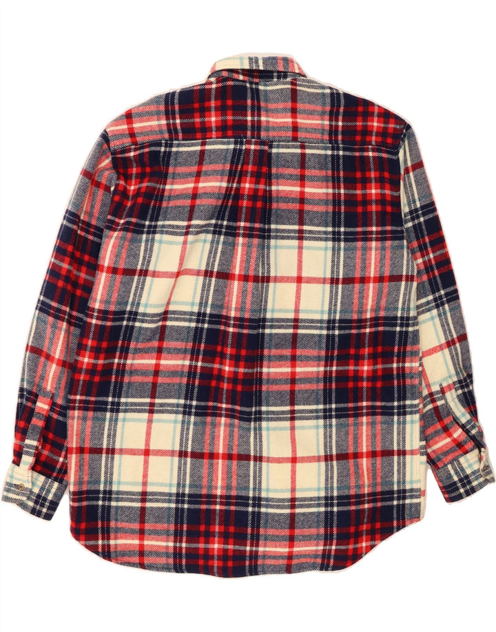 STEFANEL Mens Flannel Shirt Large Multicoloured Check Vintage Stefanel and Second-Hand Stefanel from Messina Hembry 