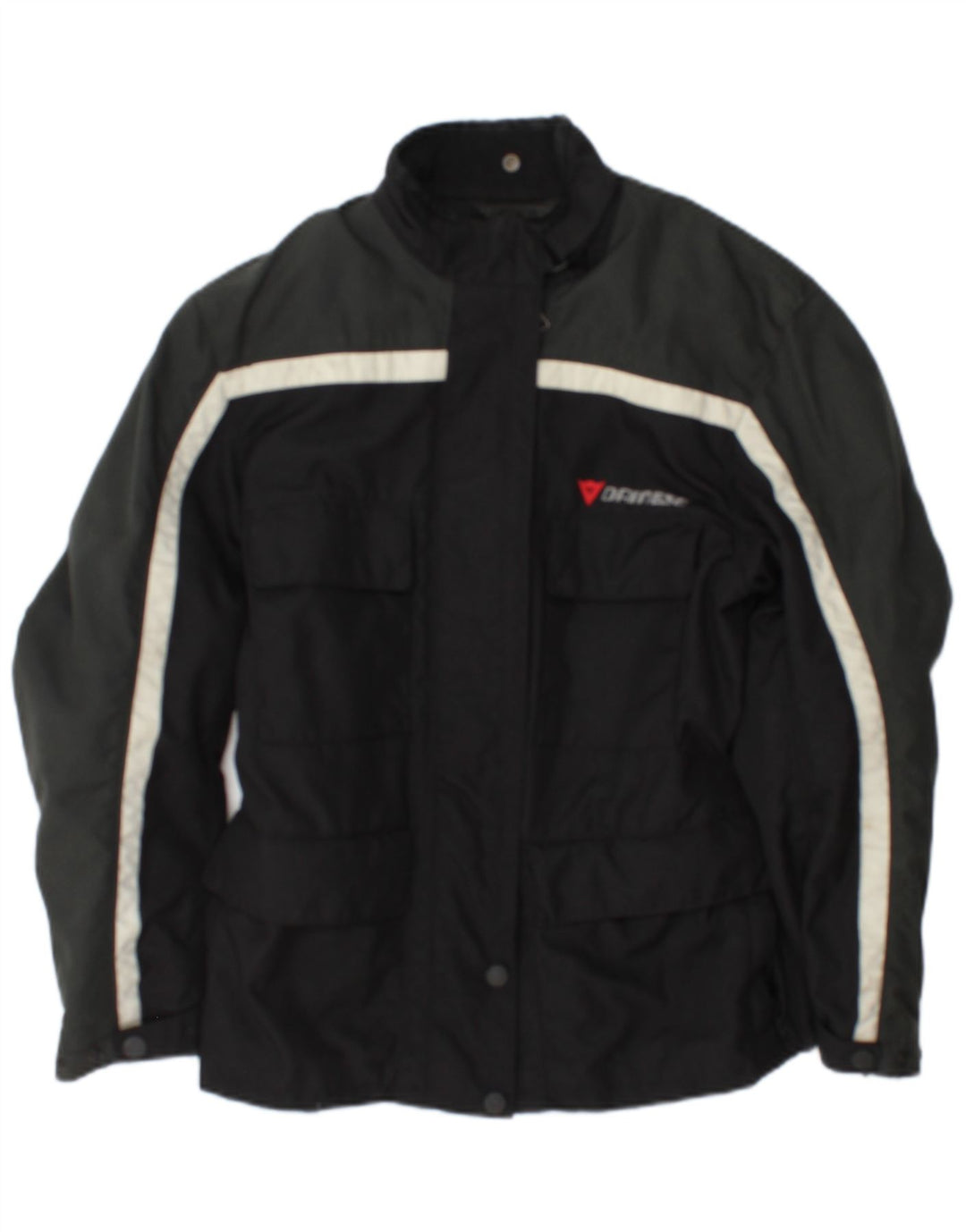 Damska kurtka wyścigowa Dainese Graphic UK 12, nylon w kolorze średniej czerni