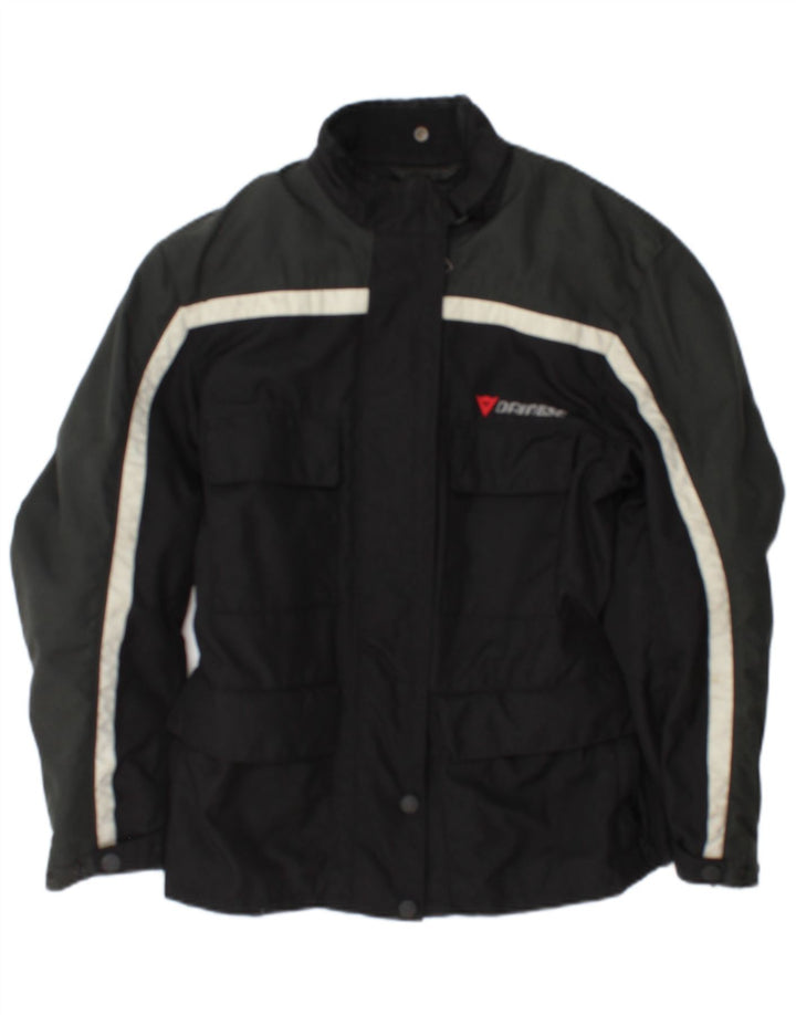 Damska kurtka wyścigowa Dainese Graphic UK 12, nylon w kolorze średniej czerni