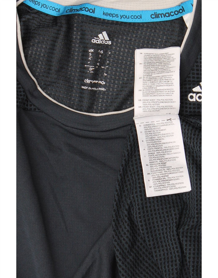 Adidas Męska koszulka Climacool Top, mała, granatowa, z poliestru