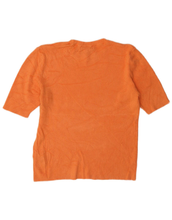 T-shirt damski Marks & Spencer Top UK 14, duży, pomarańczowy, wiskoza