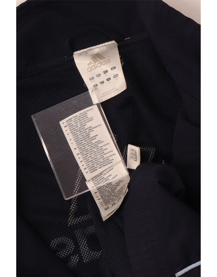 Męska kurtka dresowa ADIDAS z grafiką UK 36/38, mała granatowa