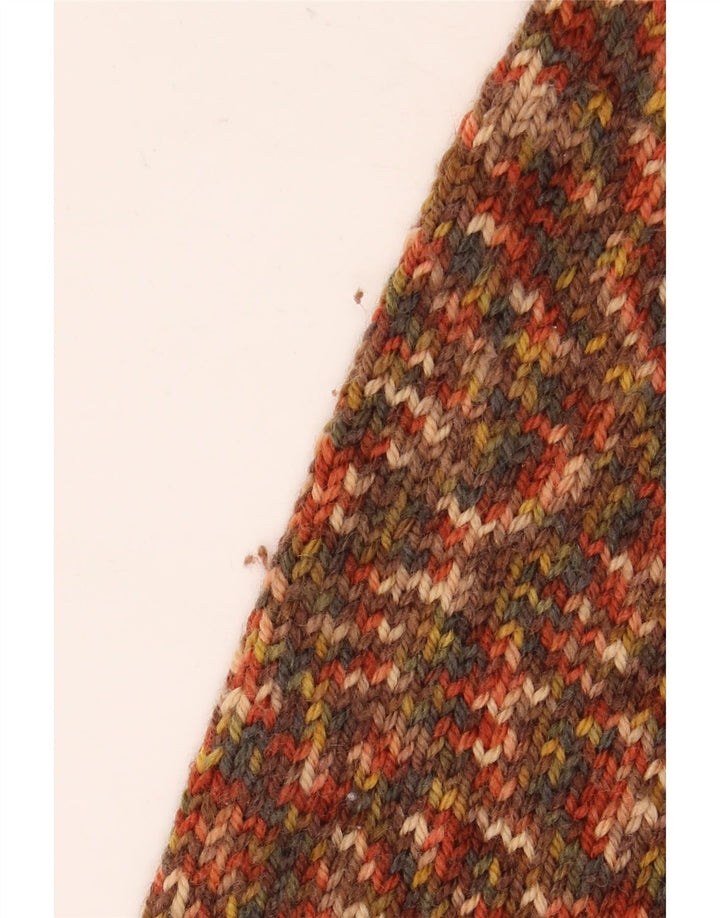 Vintage męski sweter rozpinany, średni, wielokolorowy, nakrapiany