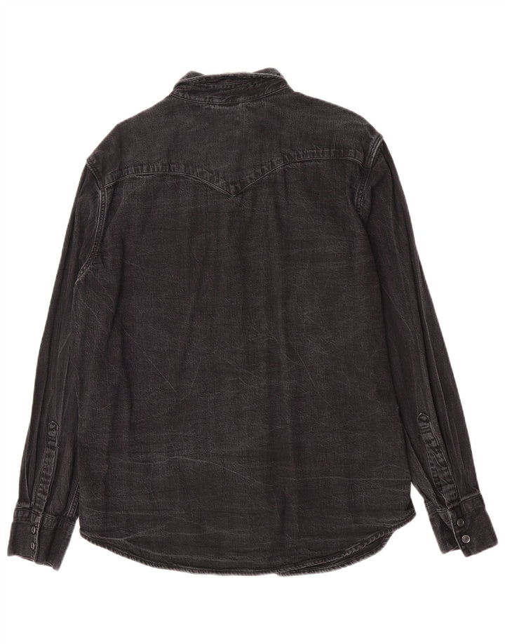 Męska standardowa koszula dżinsowa Levi's, duża, szara, bawełniana