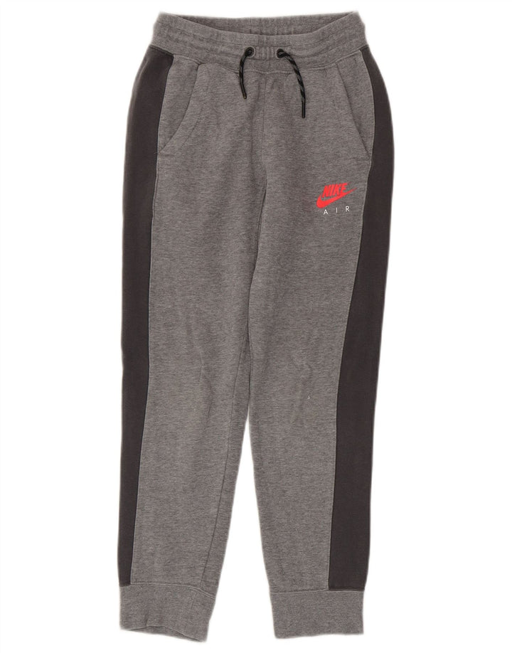 Spodnie chłopięce Nike Dresowe Joggery 10-11 lat, średnia szara bawełna