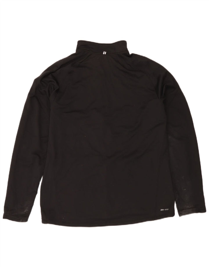 Męska kurtka dresowa Nike Dri Fit, duża, czarna, poliestrowa