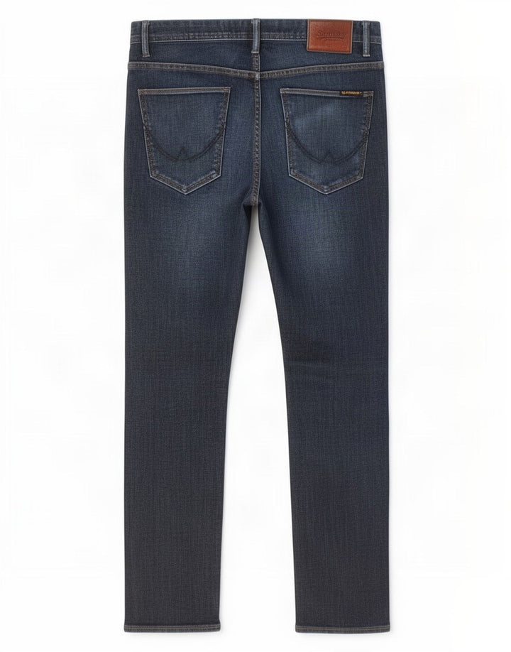 Męskie jeansy Superdry Slim W32 L30 Niebieskie, bawełniane