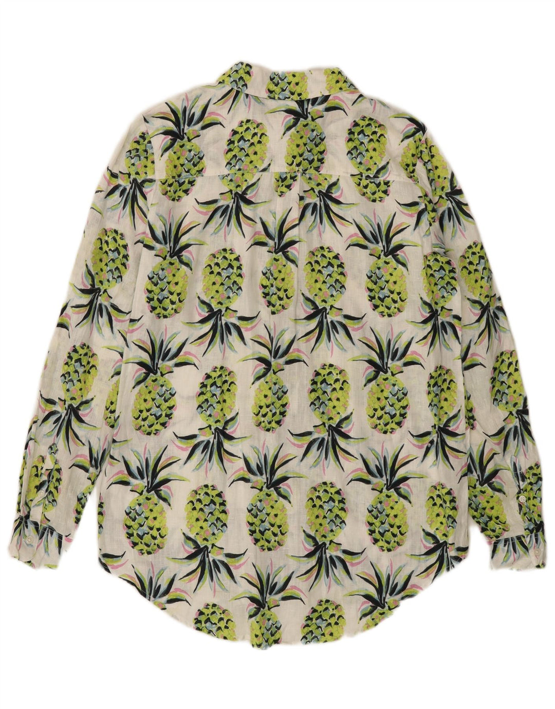 Koszula damska BODEN Oversize Longline w abstrakcyjny wzór UK 8 Small Green