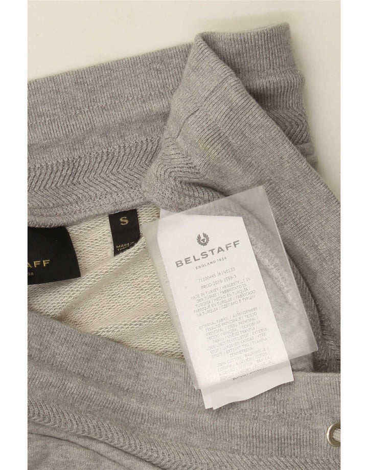 Męskie spodnie dresowe Belstaff, małe, szare, bawełniane