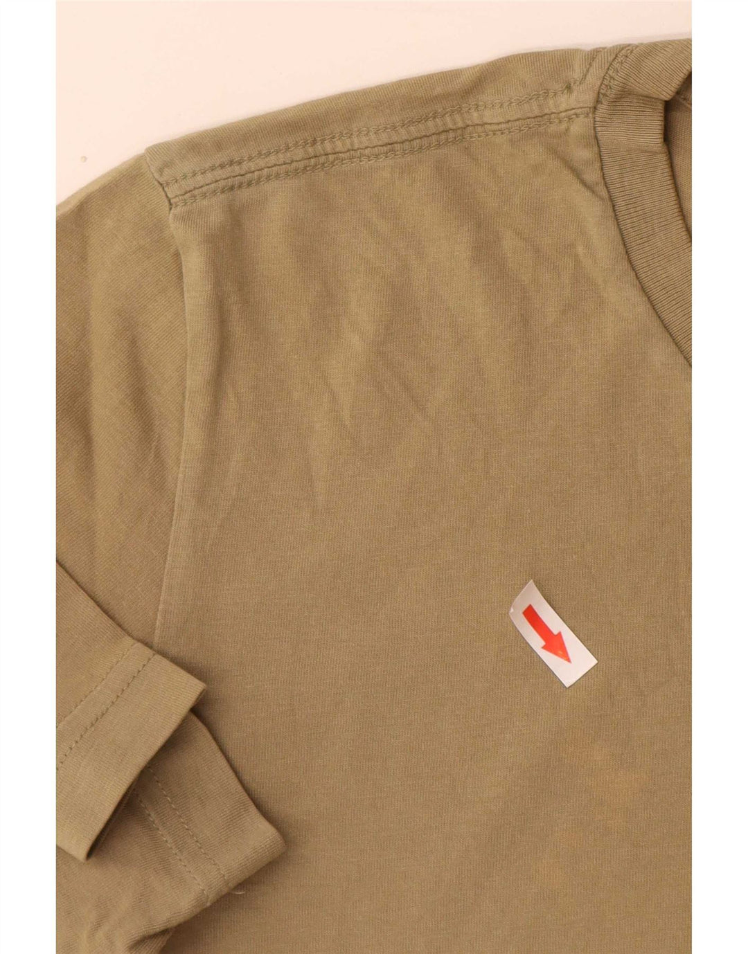 Adidas Męski T-shirt Top Mały, Bawełniany Khaki