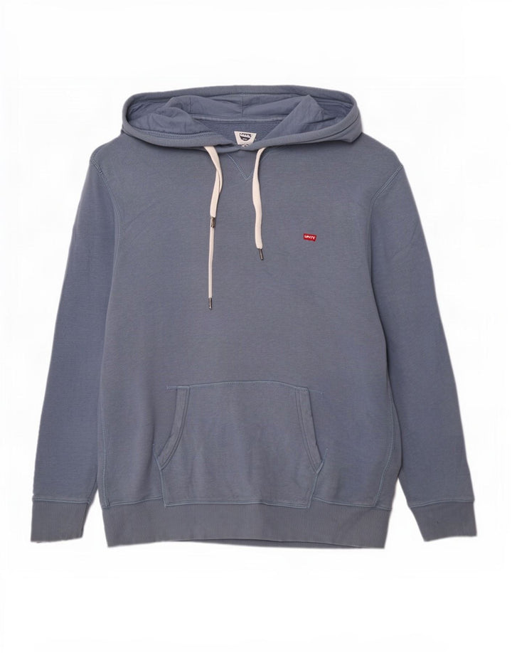 Męski sweter z kapturem Levi's 2XL, granatowy, bawełniany