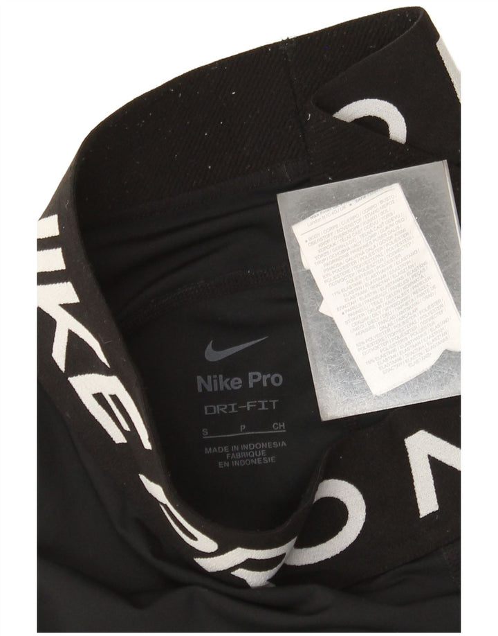 Damskie legginsy Nike Dri Fit Graphic UK 8, małe, czarne, poliestrowe