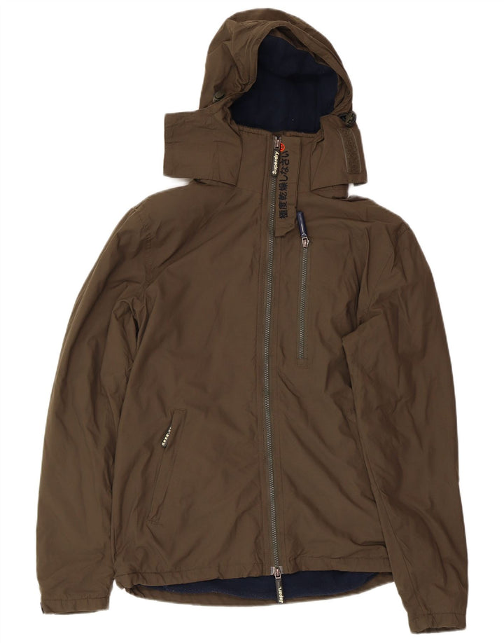 Męska kurtka wiatrówka Superdry Graphic UK 36 Small Green Polyester