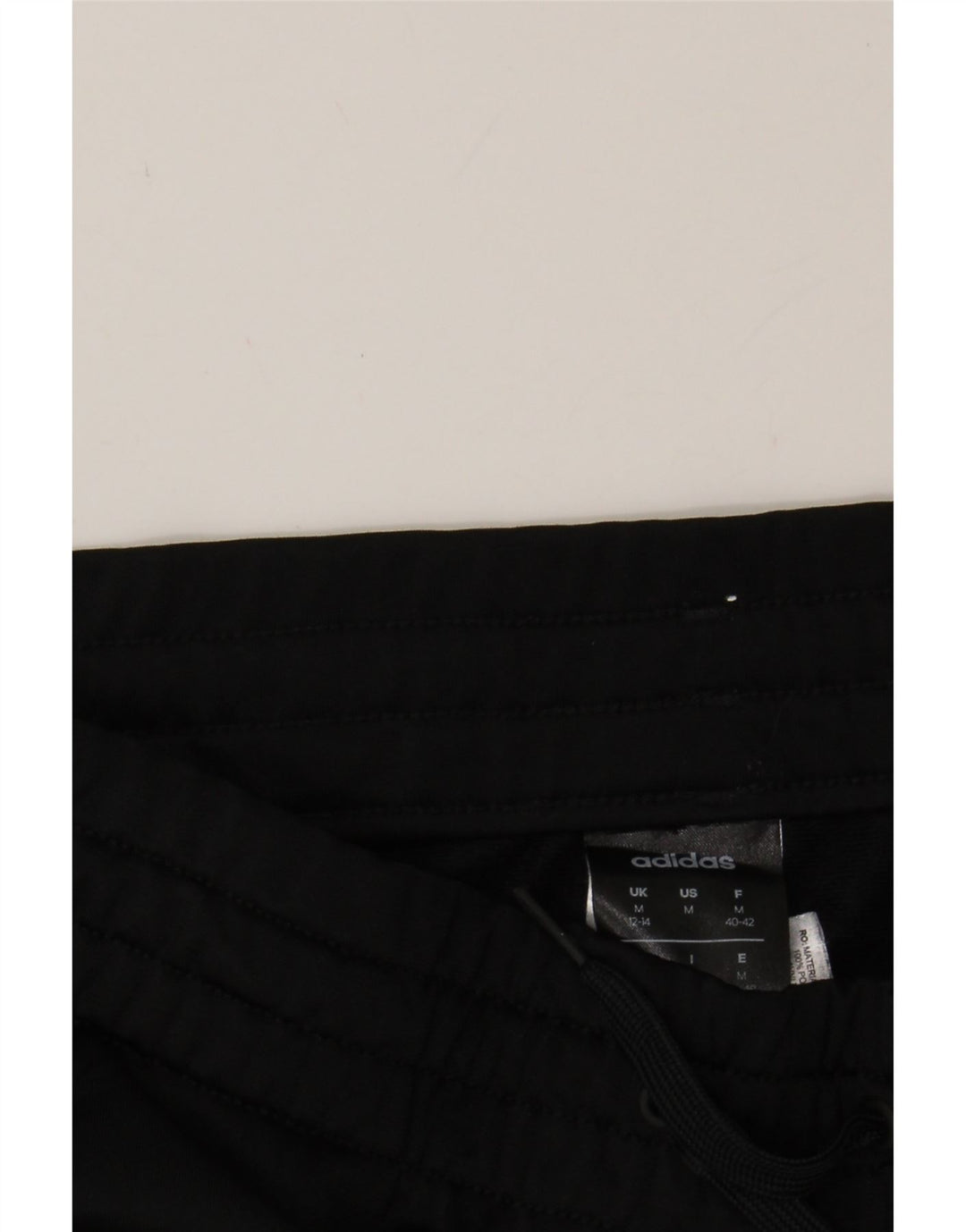 ADIDAS Womens Tracksuit Trousers Joggers UK 12/14 Medium  Black Polyester Vintage Adidas and Second-Hand Adidas from Messina Hembry 