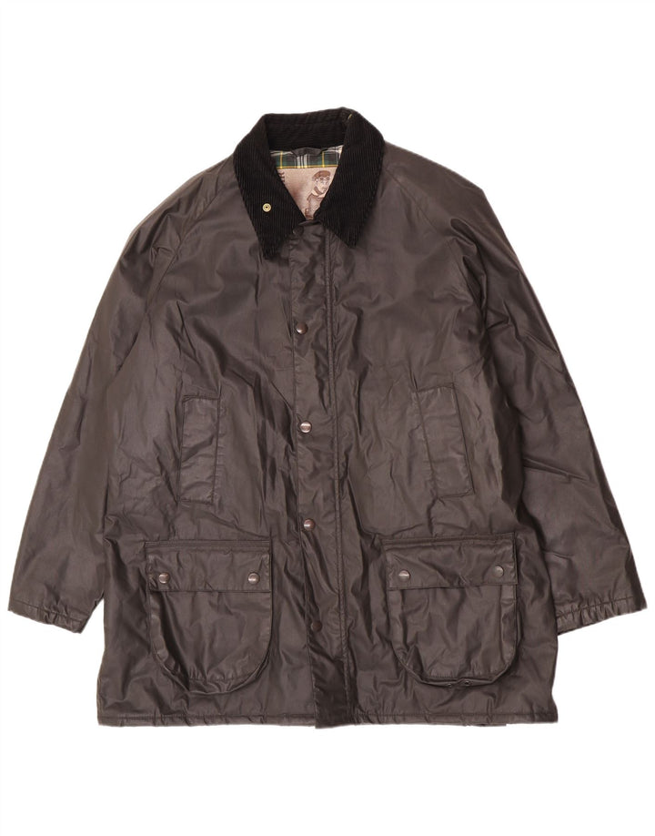 Conbipel Męska kurtka z woskowanej bawełny Natural Wear UK 42 XL, szary poliester