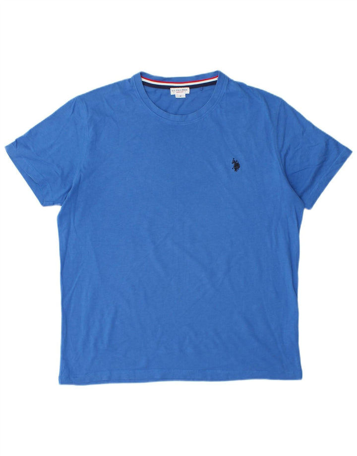 US Polo Assn. T-shirt męski, bawełniany, średni niebieski