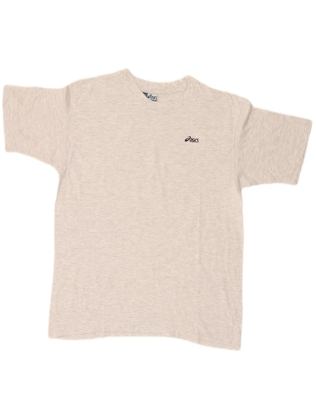 ASICS Mens T-Shirt Top Large Grey Cotton