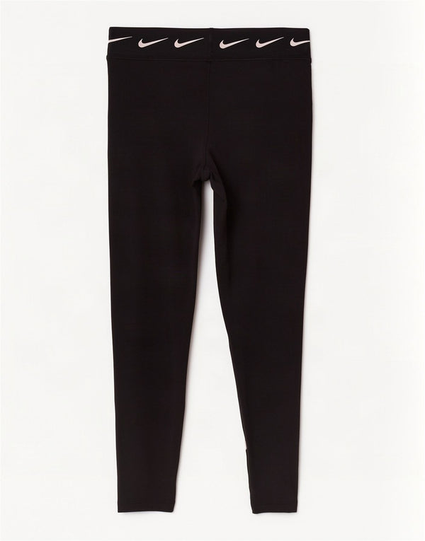 Damskie legginsy Nike Graphic UK 18 XL, czarne, bawełniane