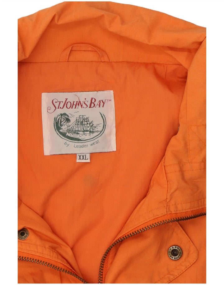 Męska kurtka oversize typu Utility UK 44 2XL Pomarańczowa, St John's Bay