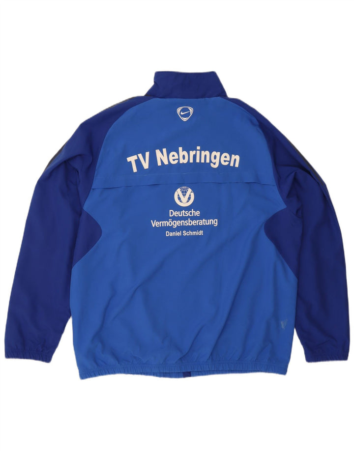 Męska kurtka dresowa Nike Graphic XL, niebieski, poliester z blokami kolorów
