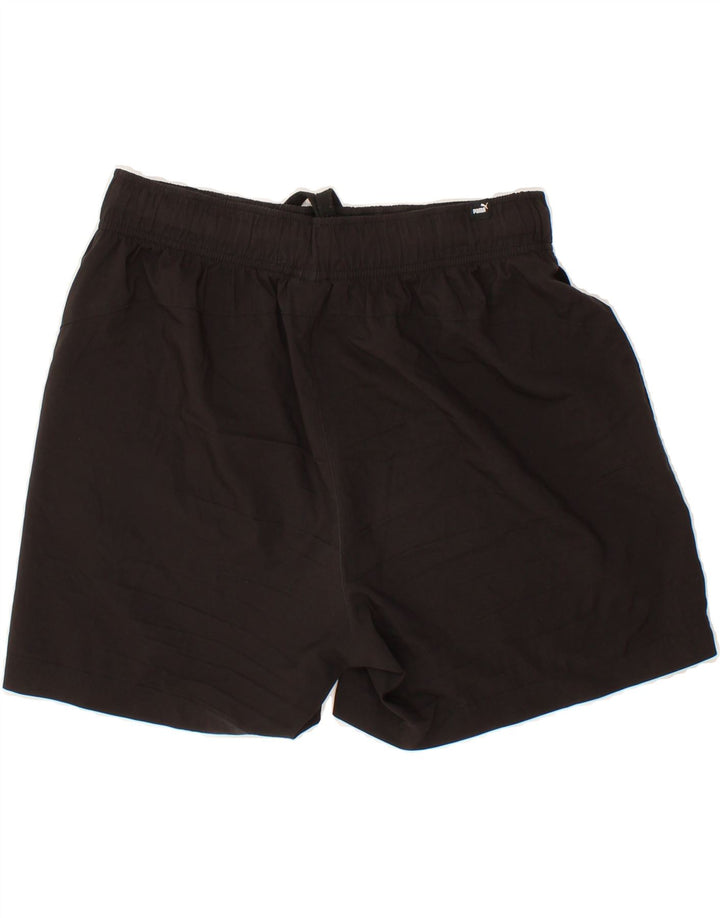 PUMA Mens Sport Shorts Large Black Polyester Vintage Puma and Second-Hand Puma from Messina Hembry 