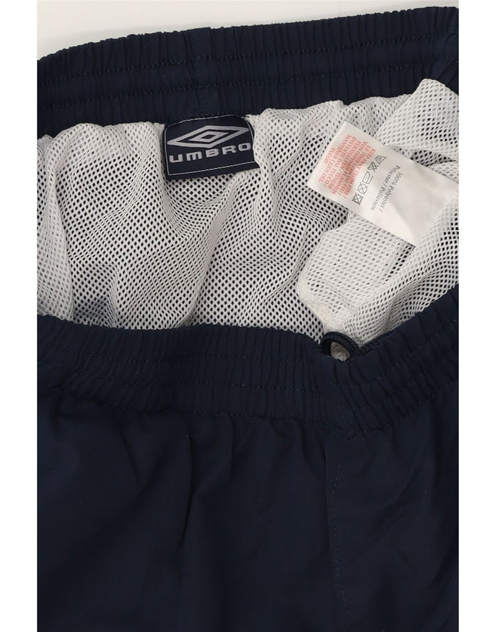 Męskie spodenki kąpielowe UMBRO, duże, granatowe, poliestrowe