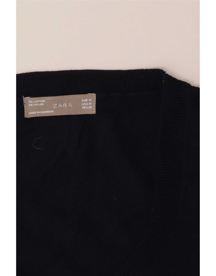 Tank top damski Zara UK 12, średni czarny