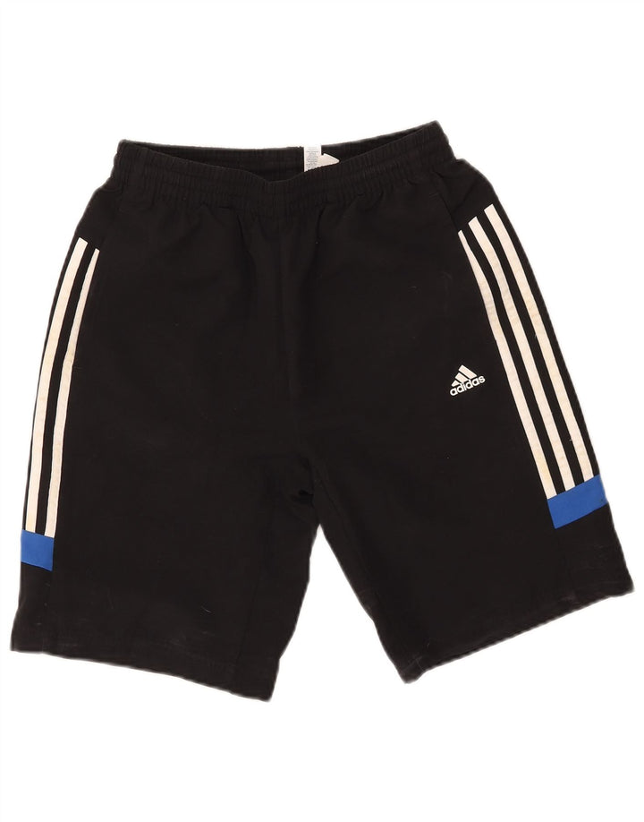 Chłopięce spodenki sportowe Adidas 13-14 lat Czarny poliester z blokami kolorów