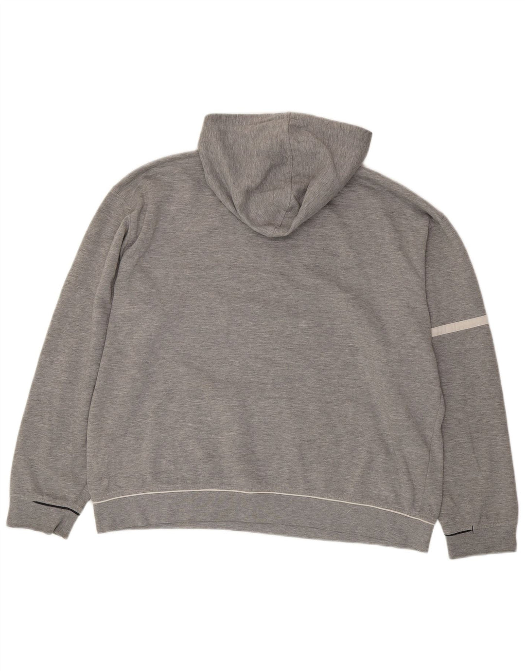 Męski sweter z kapturem Reebok XL, szary, nakrapiany, z poliestru