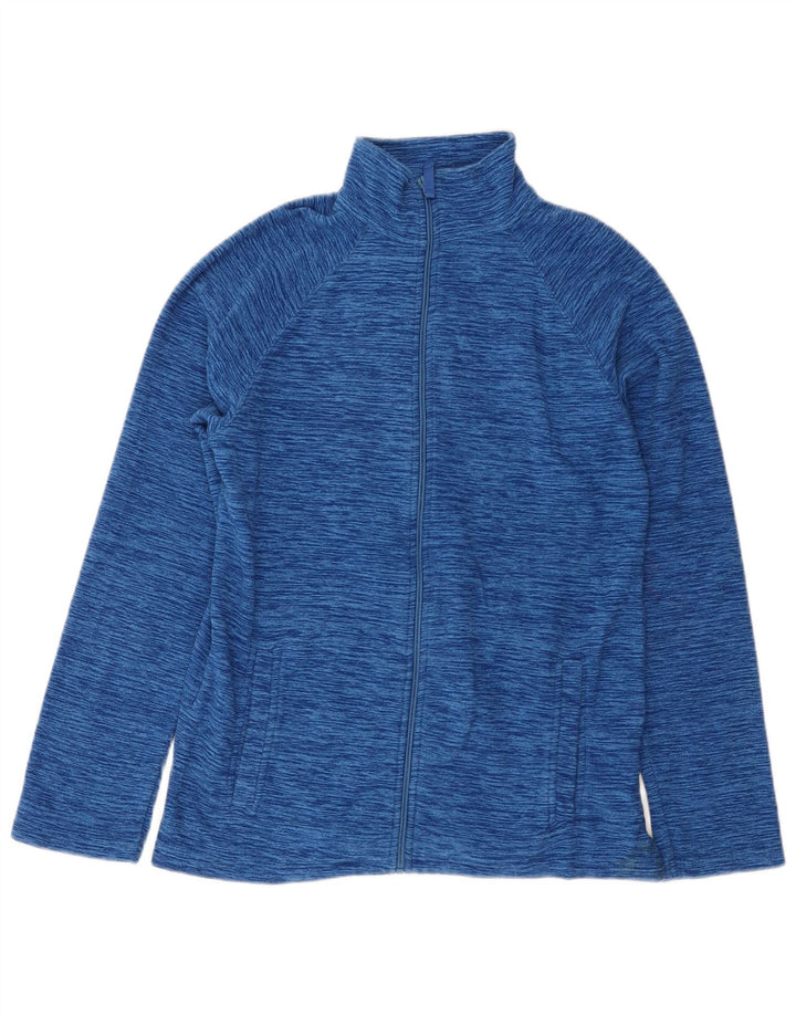 Męska kurtka polarowa Mountain Warehouse UK 34 XS z poliestru w niebieskie plamki