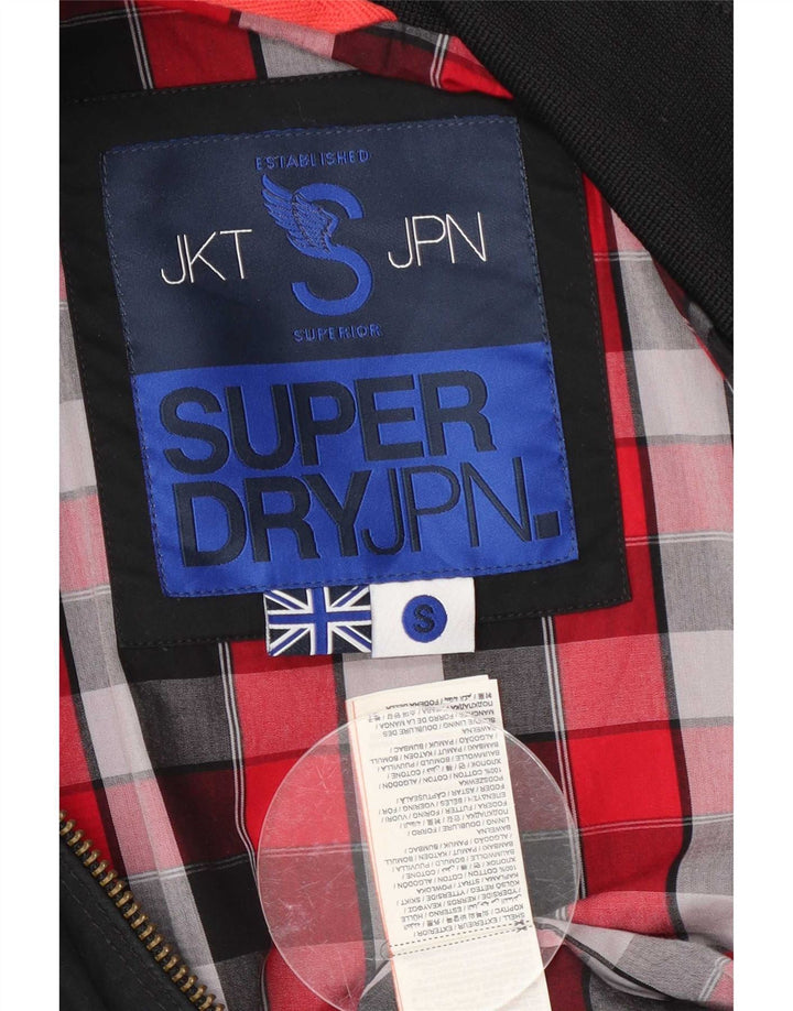 Superdry Męska kurtka bomber UK 36 Small Black Cotton