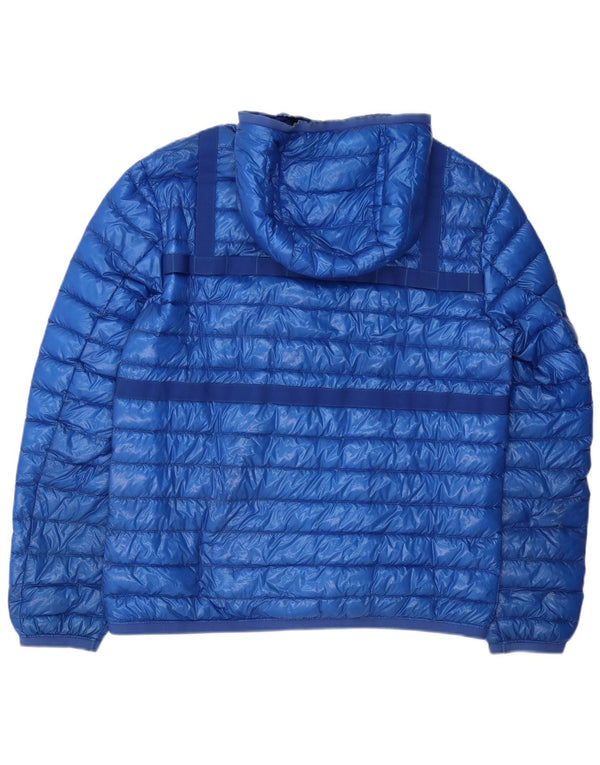 Męska ocieplana kurtka z kapturem Colmar IT 54, duża niebieska, poliester