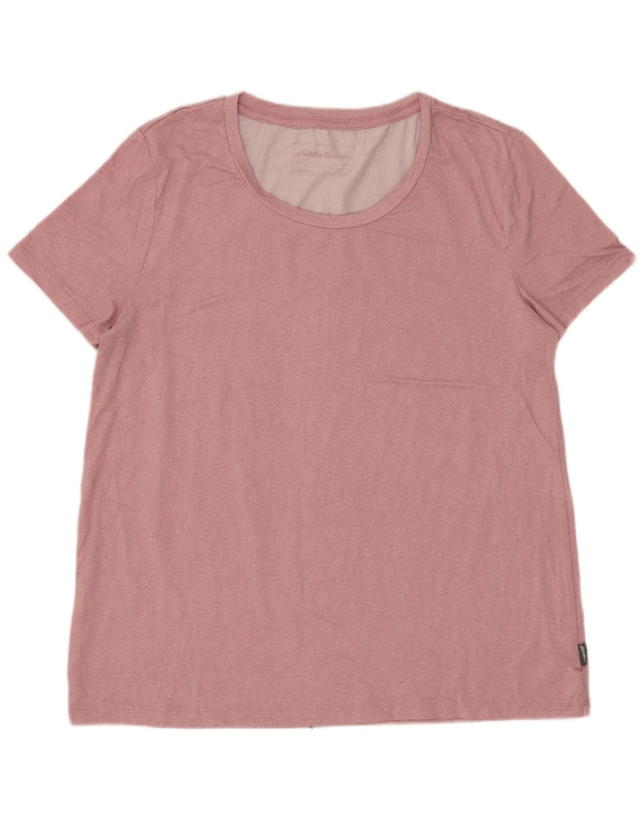 T-shirt damski EDDIE BAUER Top UK 10 Small Pink Polyester