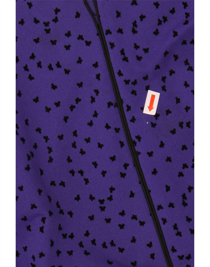 FRANKENWALDER Damska sukienka o linii A z długim rękawem EU 46 XL Fioletowa w cętki