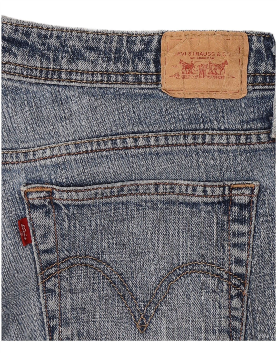 Damskie jeansy Levi's 518 Skinny W32 L31 Niebieskie