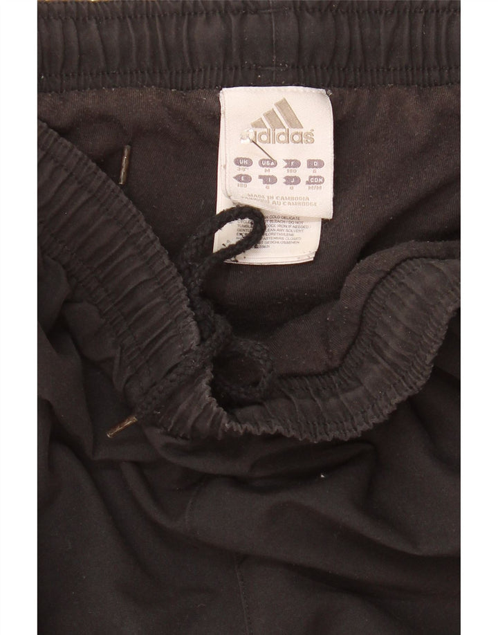 Adidas Męskie spodnie dresowe Joggery, duże, czarne, poliestrowe