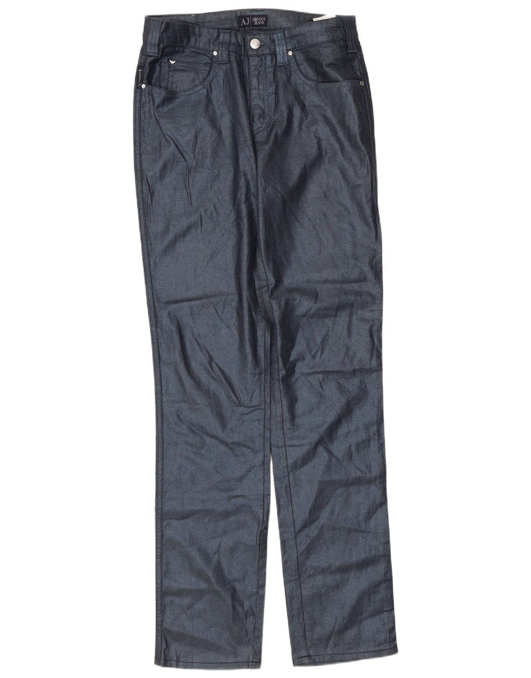 Damskie jeansy Armani Slim W29 L32 Granatowe bawełniane