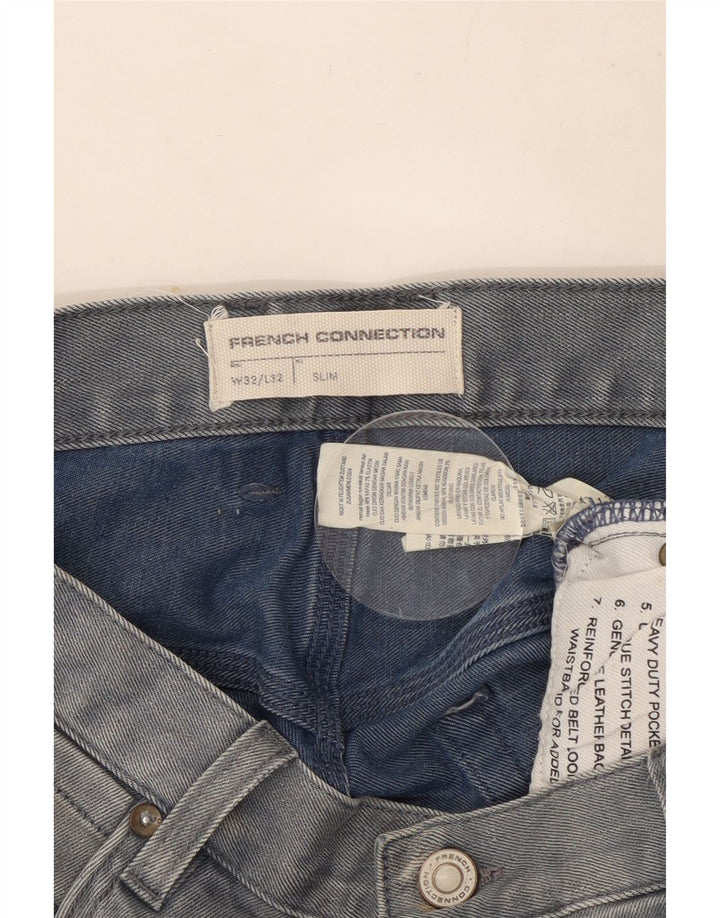 Jeansy męskie French Connection W32 L32 Niebieskie bawełniane