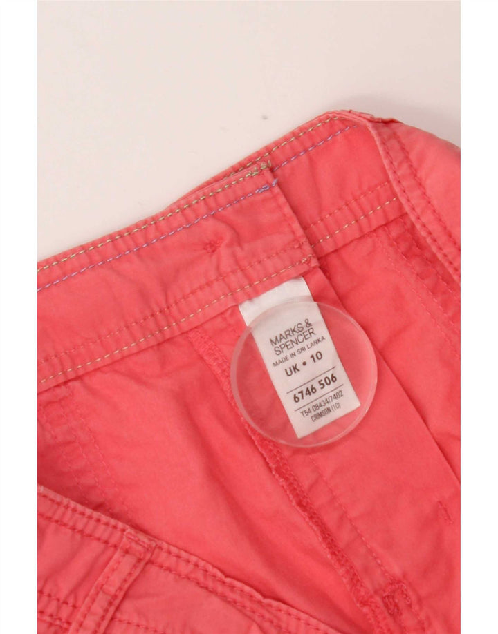 Szorty damskie Marks & Spencer UK 10 Small W30 Różowa bawełna