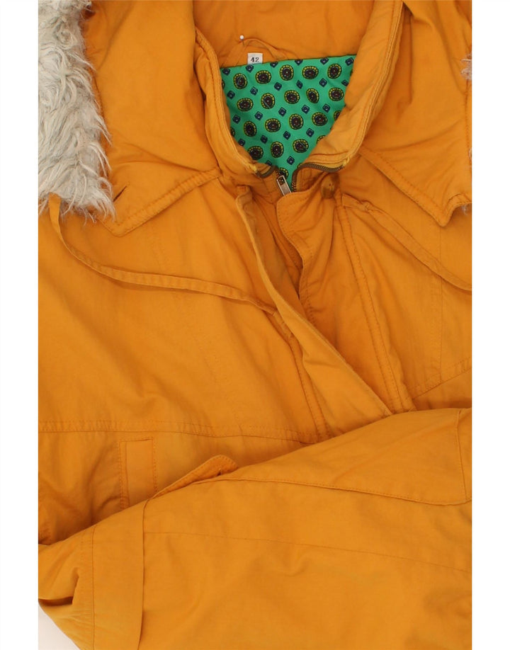 C & A Womens Oversized Hooded Windbreaker Jacket EU 42 Large Yellow Vintage C & A and Second-Hand C & A from Messina Hembry 