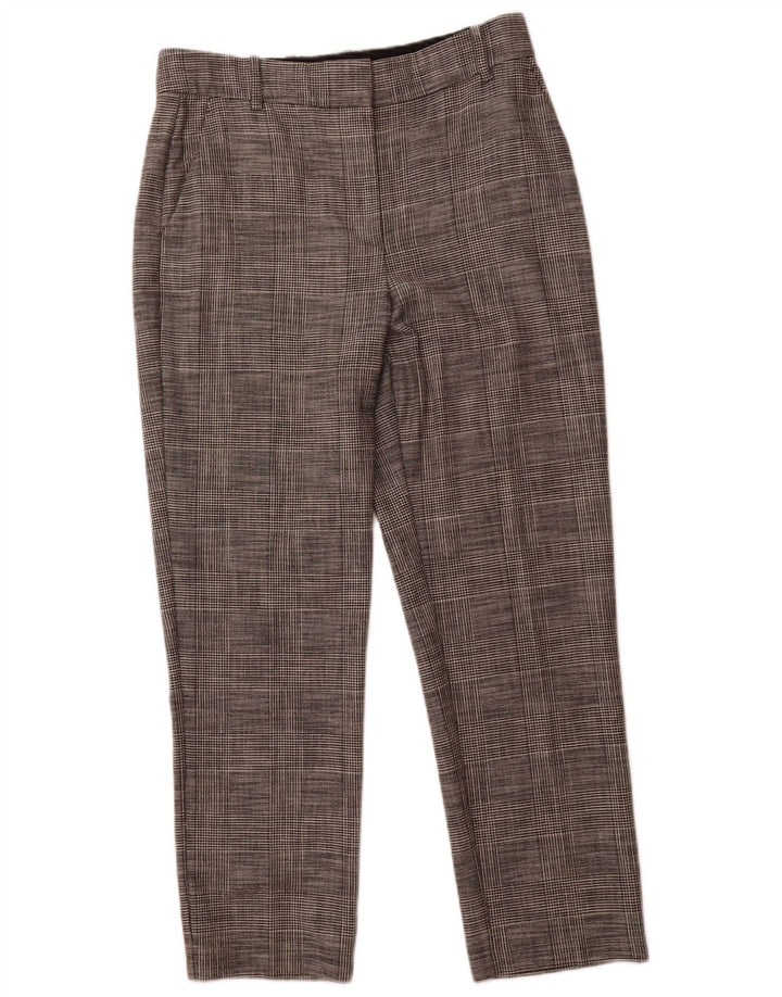 Damskie spodnie garniturowe z wysokim stanem REISS UK 12 Medium W32 L28 Szare