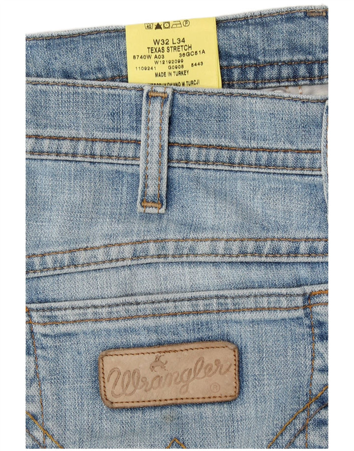 Męskie jeansy Wrangler Texas Stretch Straight W32 L31 Niebieskie, bawełniane