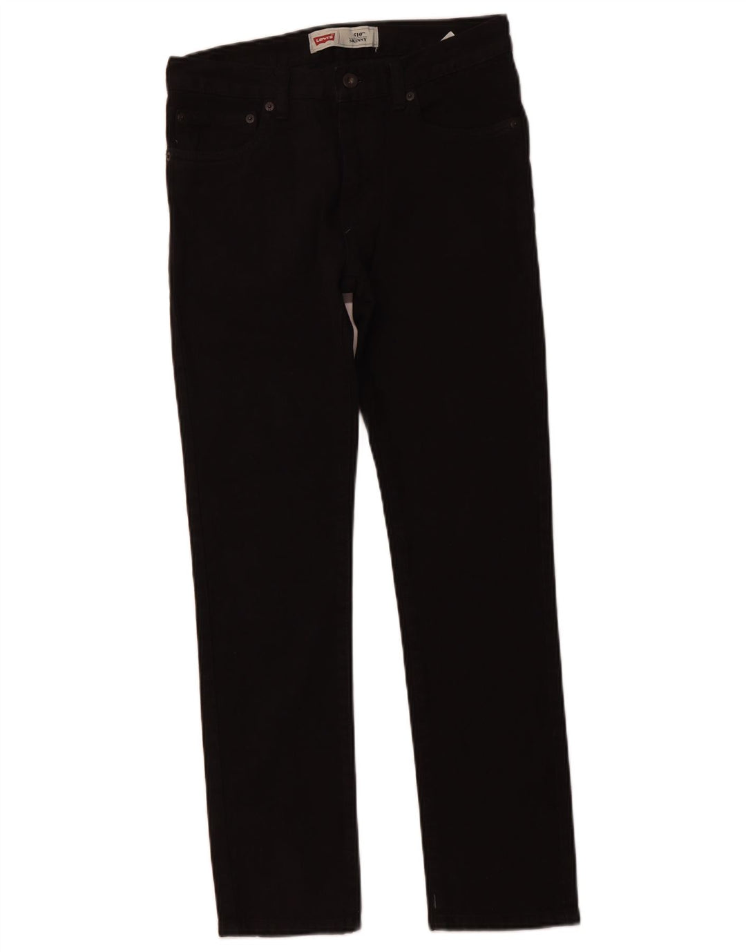 LEVI'S Dziewczęce 510 Obcisłe dżinsy 15-16 lat W28 L28 Czarna bawełna