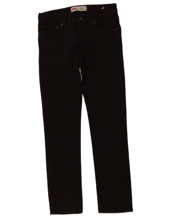 LEVI'S Dziewczęce 510 Obcisłe dżinsy 15-16 lat W28 L28 Czarna bawełna