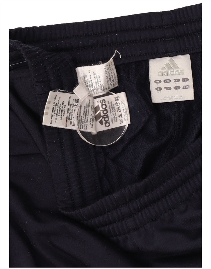 Męskie spodnie dresowe Adidas, średni granatowy poliester