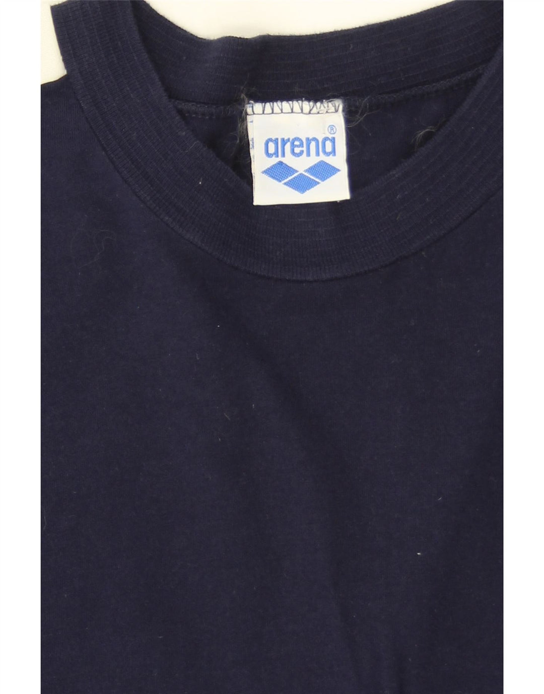 Męski T-shirt z grafiką Arena, mały, granatowy, z blokami kolorów
